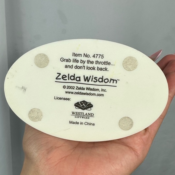 Zelda Wisdom 2002 grab life by the throttle and dont look back bulldog figurine - Picture 7 of 7